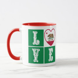 Liebe California State Flag Herbst Prix Tasse