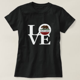 LIEBE California (Weißer Text) T-Shirt