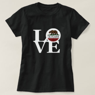 LIEBE California (Weißer Text) T-Shirt