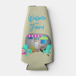 Liebe Camping Sprichwort Silver Trailer Flaschenkühler