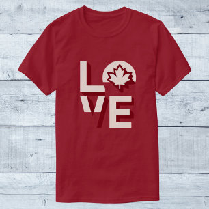 Liebe Canada Maple Leaf T-Shirt