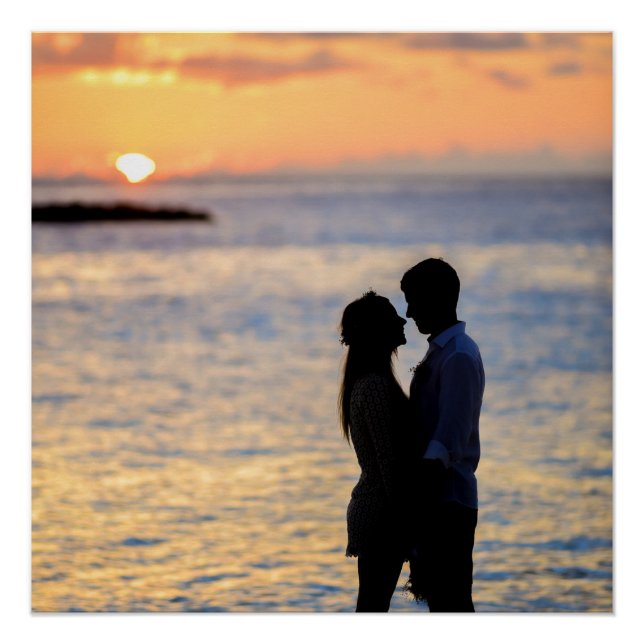 Liebe Canva Canvas Print Poster (Vorderseite)