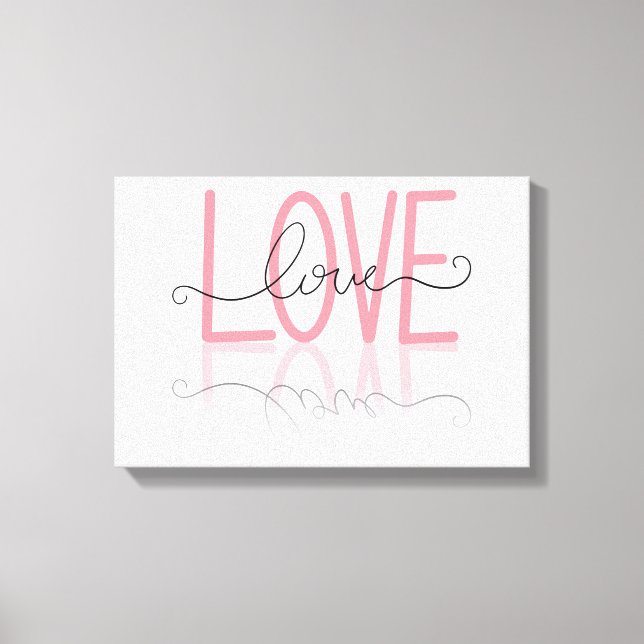 Liebe Canvas Print Leinwanddruck (Vorderseite)