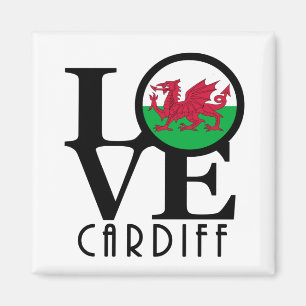 LIEBE Cardiff Wales Magnet