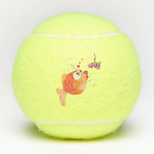 Liebe Cartoon Tennis Balls Tennisbälle