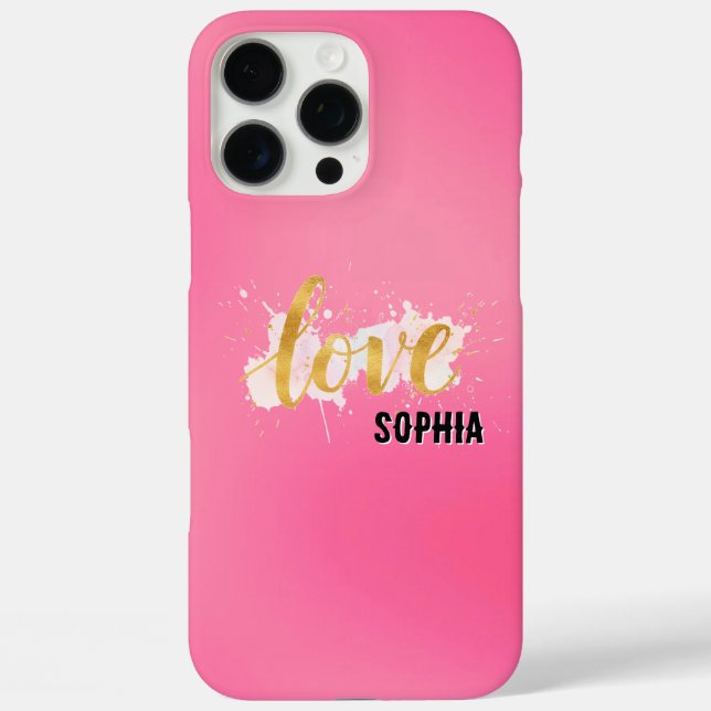 Liebe Case-Mate iPhone Hülle (Rückseite)