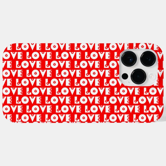 LIEBE Case-Mate iPhone HÜLLE (Rückseite (Horizontal))