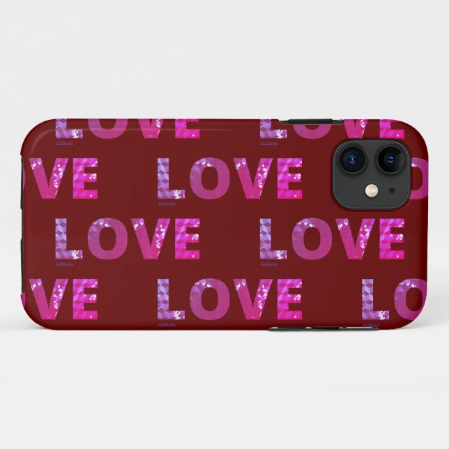 LIEBE Case-Mate iPhone HÜLLE (Rückseite (Horizontal))