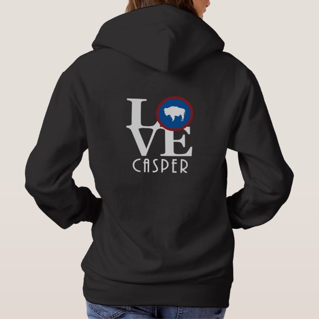LIEBE Casper Wyoming (Rückseite) Hoodie (Rückseite)