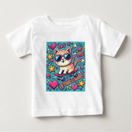 Liebe Cat Baby T-shirt