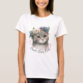 Liebe Cat Girl T-Shirt