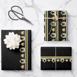 Liebe Cat Wrapping Paper - Adiela Akoo Geschenkpapier Set