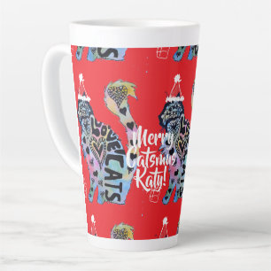 Liebe Cats Merry Catsmus Weihnachten Latte Tasse