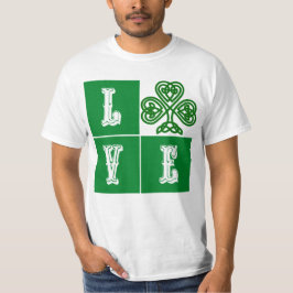 Liebe Celtic Kleeblatt Hearts T-Shirt