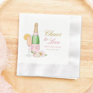 Liebe Champagne Bridal Brunch Serviette