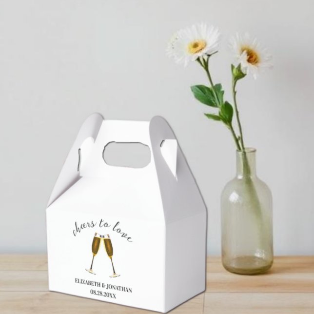 Liebe Champagnerbrille Geschenkschachtel (Von Creator hochgeladen)