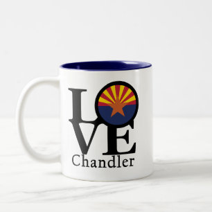 LIEBE Chandler Arizona Zweifarbige Tasse