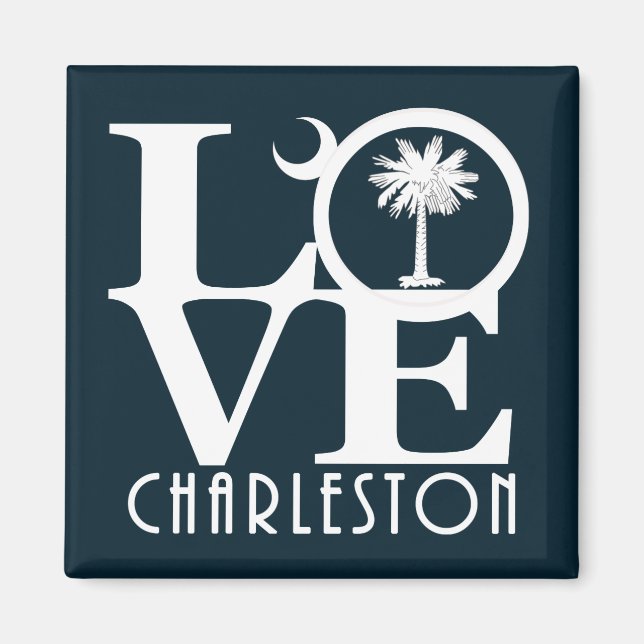 LIEBE Charleston SC Magnet (Vorne)