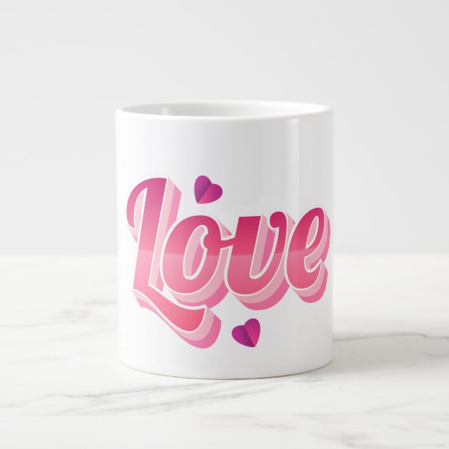 Liebe: Charmante Tasse für jeden Herzinfarkt (Vorderseite)