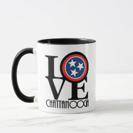 LIEBE Chattanooga Tennessee 15oz Tasse