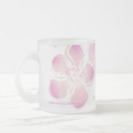 Liebe Cherry Blossom (personalisieren) Mattglastasse