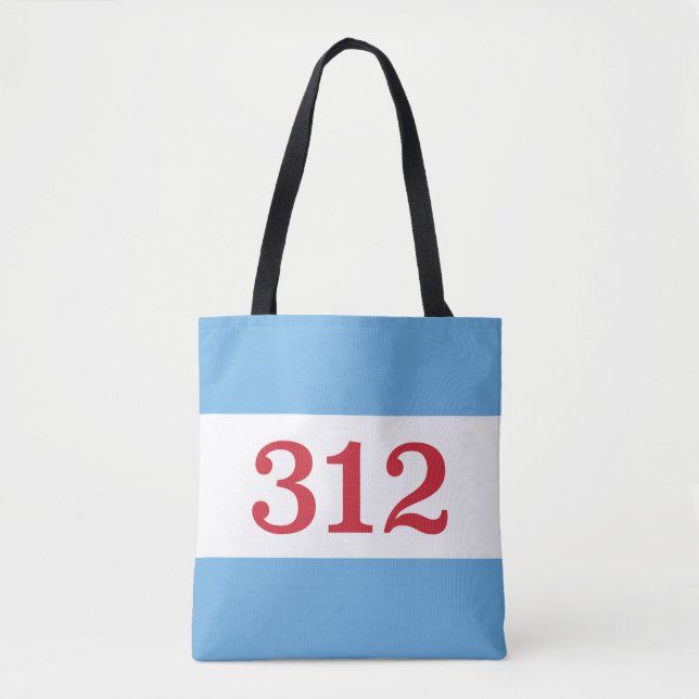 Liebe Chicago | Beutel | TASCHE | Gebietscode 312 (Vorderseite)