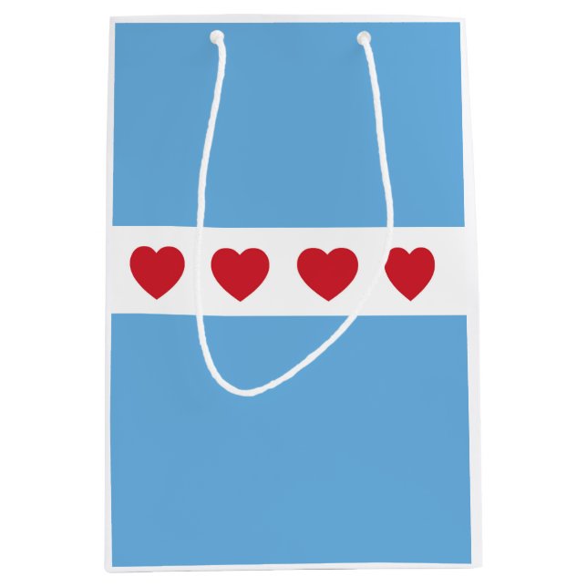 Liebe Chicago | Geschenktüte | M (Vorderseite)