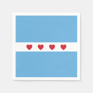 Liebe Chicago   Napkins   Papier Serviette