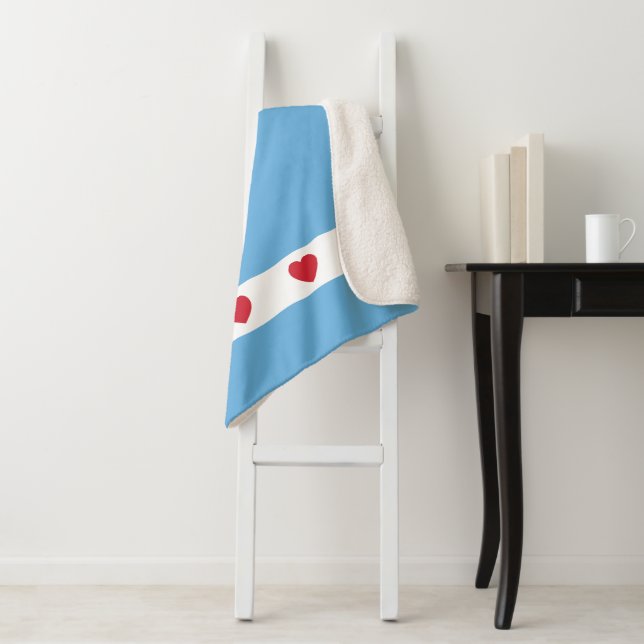 Liebe Chicago | Sherpa Blanket | Luxus Sherpadecke (Beispiel)