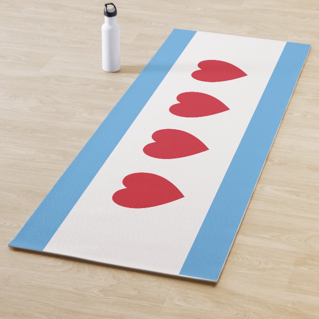 Liebe Chicago | Yoga Mat Yogamatte (Beispiel)