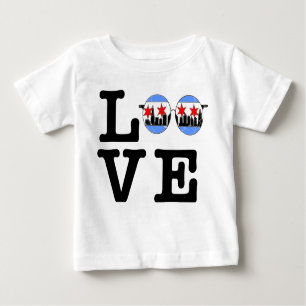 LIEBE chicaGOggles Baby-Shirt Baby T-shirt