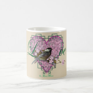 LIEBE Chickadee Tasse