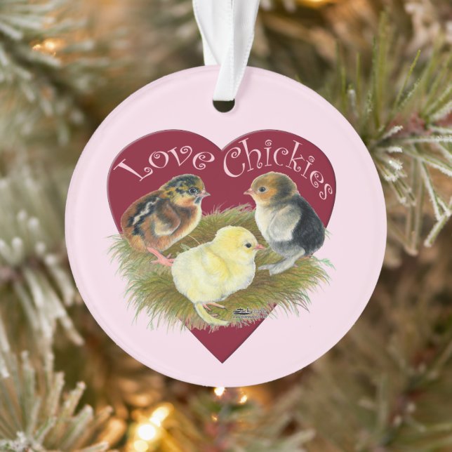 Liebe Chickies Ornament (Baum)