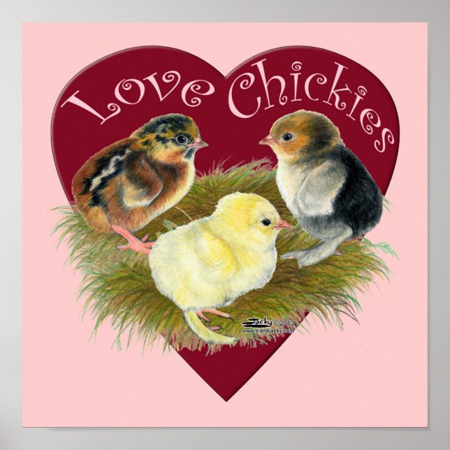 Liebe Chickies Poster (Vorne)