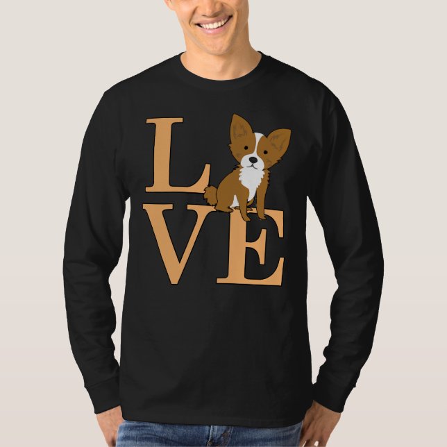 Liebe Chihuahua T-Shirt (Vorderseite)