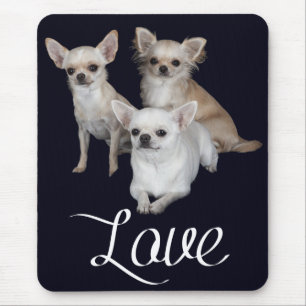 Liebe Chihuahua Welpe Hund Mousepad