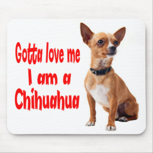 Liebe Chihuahua Welpen Hund Canine Mauspad