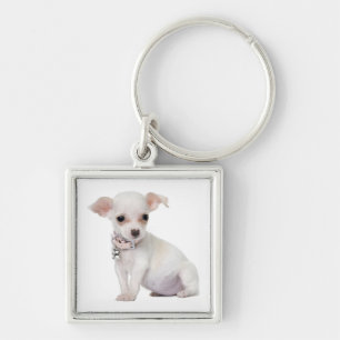 Liebe Chihuahua-Welpen-Hund-Schlüsselanhänger Schlüsselanhänger