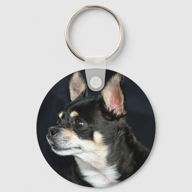 Liebe Chihuahuas Schlüsselanhänger (Vorderseite)