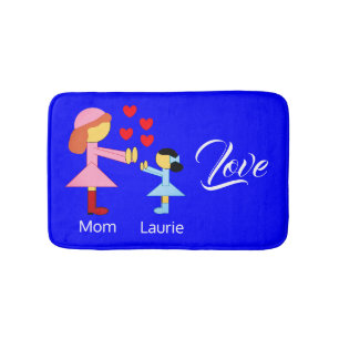 Liebe Children: Blau Badematte