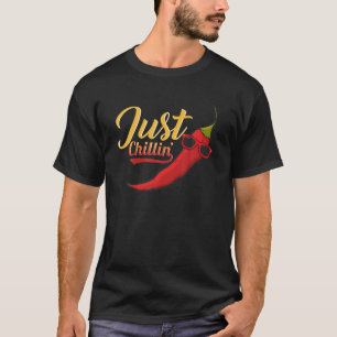 Liebe Chili Gewürzige Paprikaschoten nur Chillin  T-Shirt