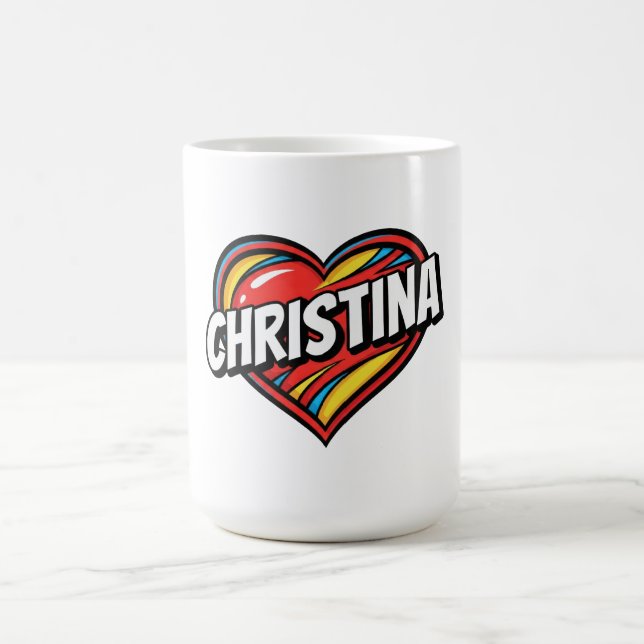 Liebe Christina Kaffeetasse (Mittel)