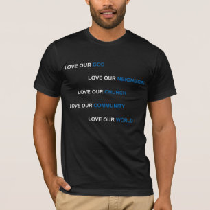 LIEBE CHURCH T - SHIRT ENGLISCH
