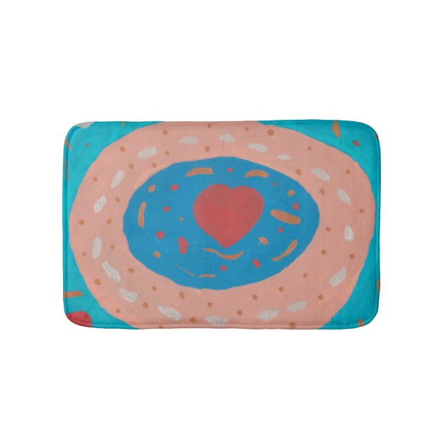 Liebe Circles Bath Mat Badematte (Vorderseite)