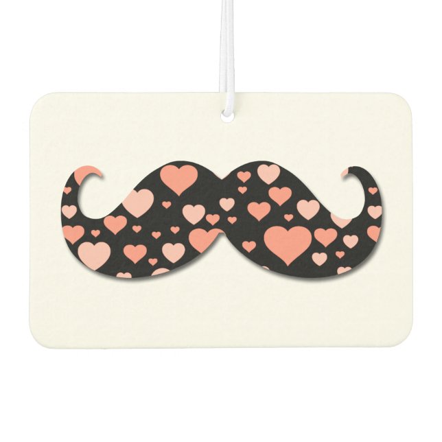 Liebe Classic Mustache Autolufterfrischer (Vorderseite)