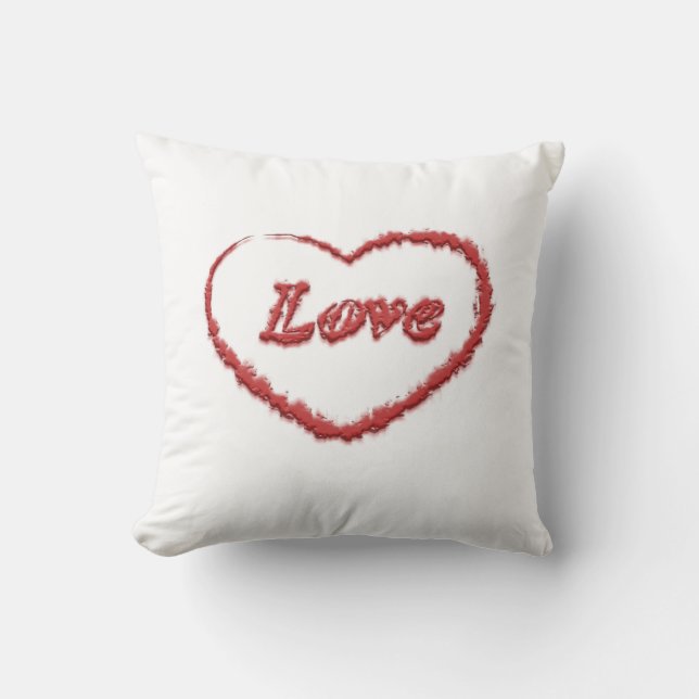 Liebe Cloud Herzkissen Kissen (Vorderseite)