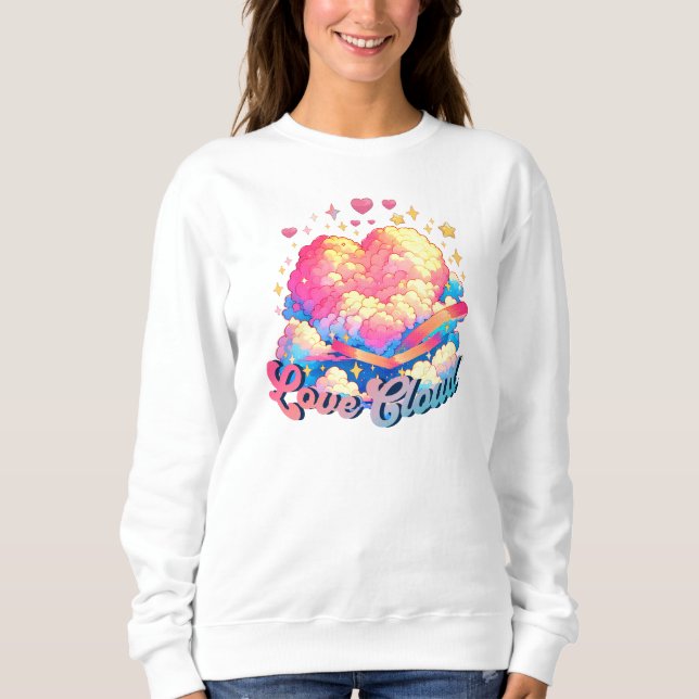 Liebe Cloud Sweatshirt (Vorderseite)