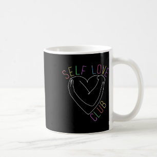 Liebe Club Mental Health Awareness Line Art Kaffeetasse