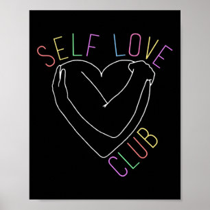 Liebe Club Mental Health Awareness Line Art Poster