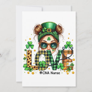 Liebe CNA Krankenpflege St Patrick's Day Einladung